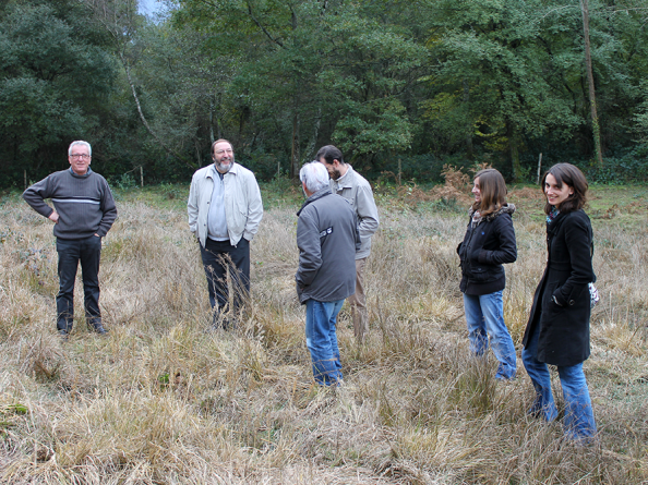 Visite de la tourbire de Cuguron lors de la prsentation de la CATZH en Haute-Garonne - JMP